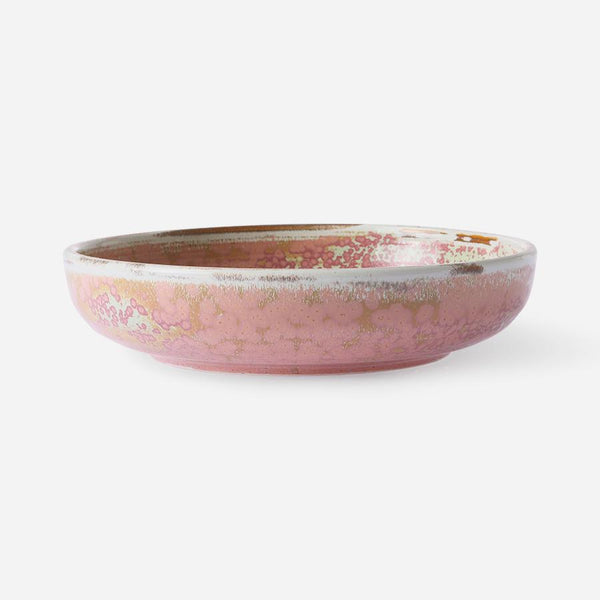 Rustic Pink Deep Plate  - Artysan