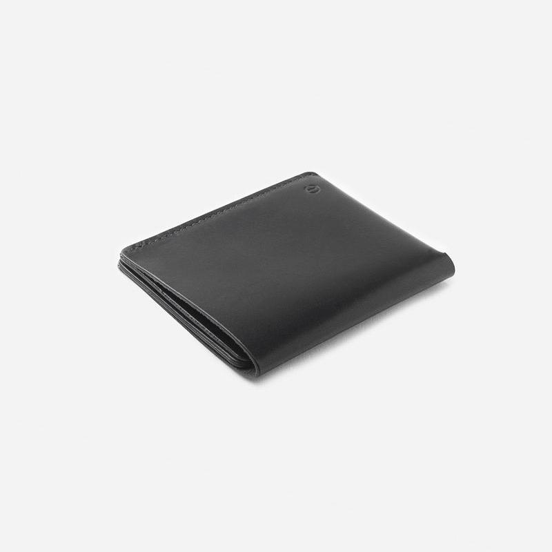 Ultra Slim Leather Wallet Jamaica - Black - Cafe Leather - Artysan