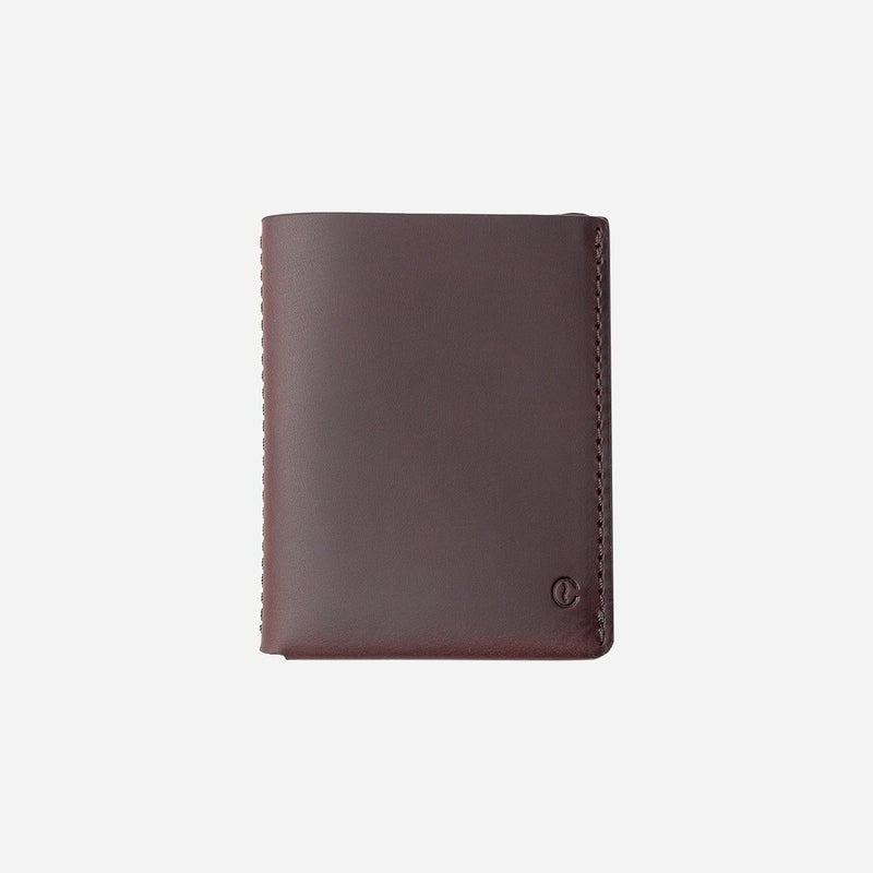 Ultra Slim Leather Wallet Jamaica - Black Coffee - Cafe Leather - Artysan